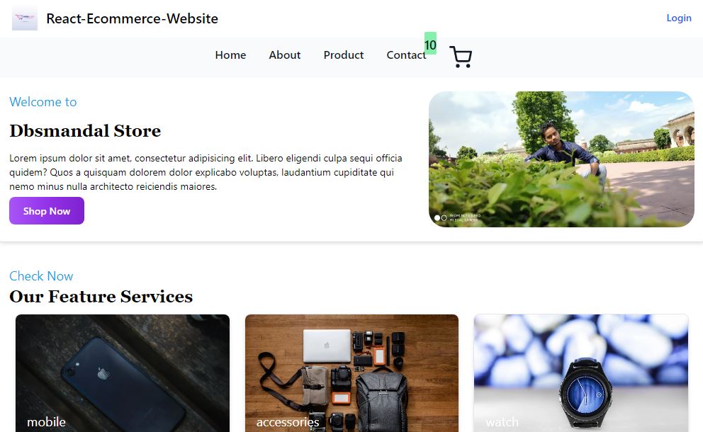 React E-commerce